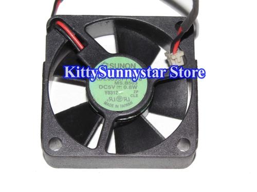 SUNON 3510 KDE0535PFV2-8 MS.B503 5V 0.8W 2Wire Cooling Fan