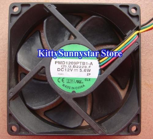 9cm PMD1209PTB1-A 12V 5.6W 4Wire Case Fan,PMD1209PTB2-A (2).B2775.F.GN 12V 4.6W 3Wire Fan