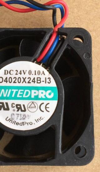 UNITEDPRC D4020X24B-L3 DC24V 0.10A 3wire server fan