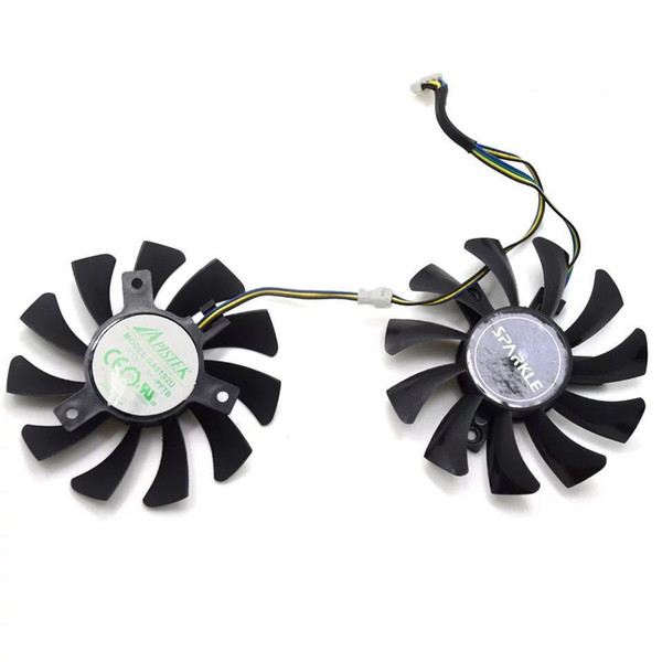 New Original EVEA Onda graphics card cooling fan APISTEK GA81S2U DC 12V 0.38A diameter 75mm Pitch 40MM cooler fan