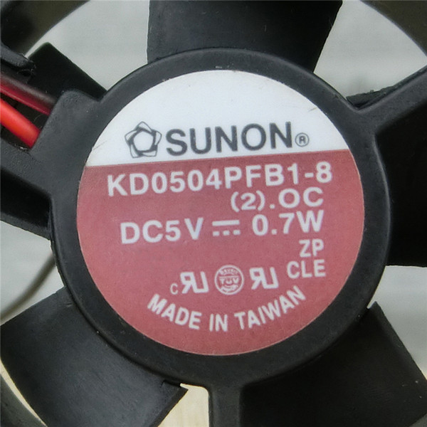 SUNON KD0504PFB1-8 DC 5V 0.7W 40*40*10 4cm 2 wire cooling fan