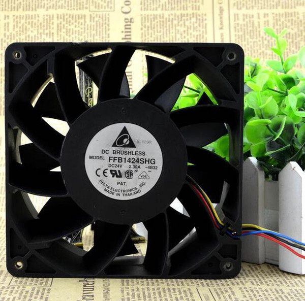 Delta 14CM DC 24V 2.30A FFB1424SHG 140*140*50mm High Quality 4-wire PWM Temperature Control Thermal Radiation Fan