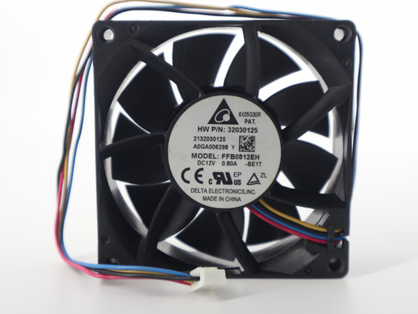 Original Delta FFB0812EH 8025 8CM DC 12V 0.80A Switch Server Cooling Fan