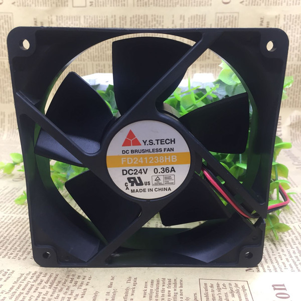 Authentic Y.S.TECH FD241238HB 12038 24V 0.36A Inverter cooling fan