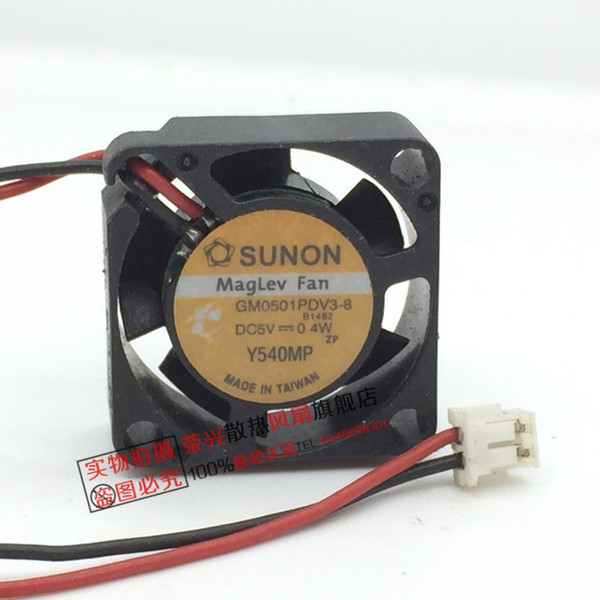 New Original Sunon GM0501PDV3-8 20*20*8MM 5V 0.2W 20*20*8MM 2cm Tachometer Signal micro fan