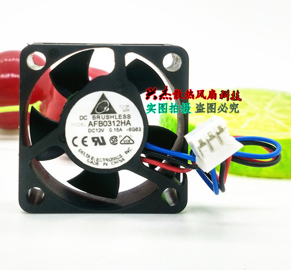 New Delta AFB0312HA 3010 30mm 3cm 12V 0.15A Silent Notebook Fan CPU Cooler Cooling Fan 3-Wire