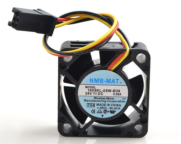 NMB 1608KL-05W-B39 DC 24V 0.08A 4CM 4020 3Wire FANUC special Cooler fan cpu cooler heatsink axial Cooling Fan