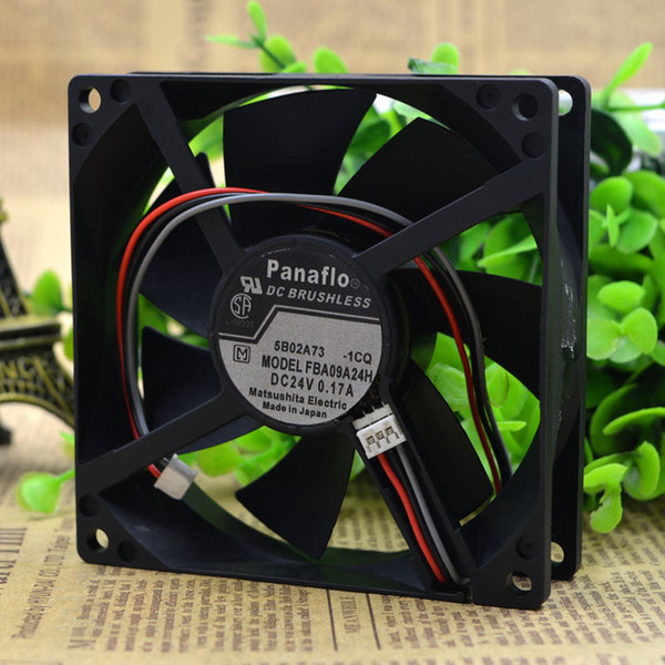 Brand new panaflo 9cm 9025 DC 24V 0.17A FBA09A24H 90 * 90 * 25mm 3-wire inverter cooling fan