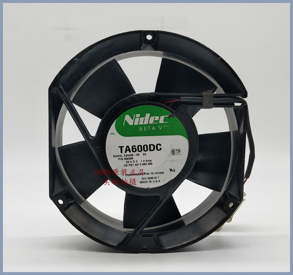 Original NIDEC TA600DC A34438-59 EX 24V 1.4Amp P/N:956500 For UPS supply Cooling Fan