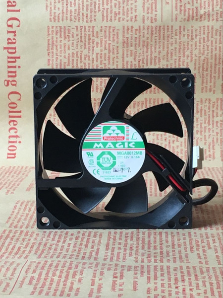 Free Shipping Original Taiwan Yong Li MAGIC MGA8012MB-A25 8025 DC 12V 0.15A power supply cooling fan