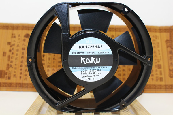 Free Shipping Brand NEW Original KAKU KA1725HA2 S 172*150*51MM AC 220/240V 50/60Hz 0.20/0.17A Axial Case Cooling Fan