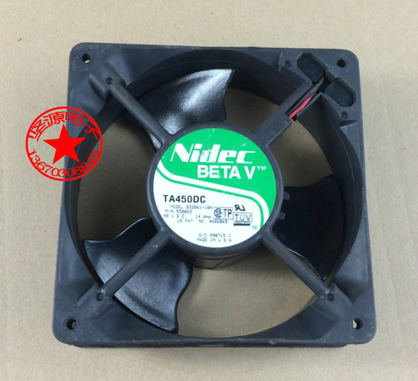 Free Shipping Nidec TA450DC B32861-10A 12038 12cm DC 48V cooler fan IPC UPS power supply server inverter cooling fan