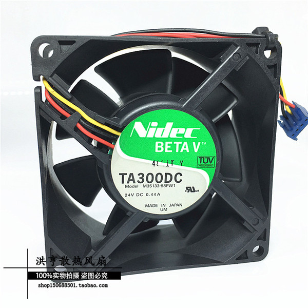 Nidec TA300DC M35133-58PW1 80*80*25 8cm DC 24V 0.44A 3 lines dual ball converter cooling fan