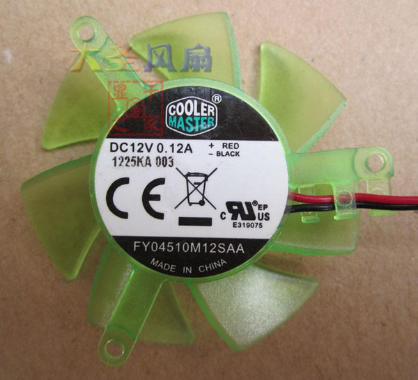 New Original Cooler fan FY04510M12SAA DC 12V 0.12A diameter 45mm pitch 39MM graphics cooling fan