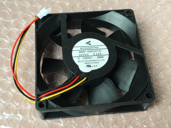 Free Shipping Wholesale For Mitsubishi drive fan NC5332H74A Melco MMF-09D24TS MM6 9025 DC24V 0.22A server inverter fan