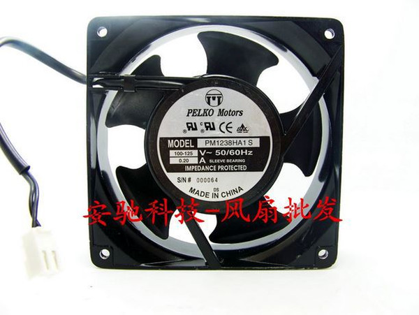 PM1238HA1S 100-125V 50/60HZ 0.20A 12038 120*120*38mm 12cm industrial fan