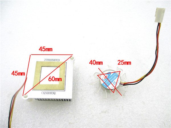 FAN FOR Motherboard north bridge south bridge 6cm pitch asus rainbow motherboard radiator fan 6cm pitch fan