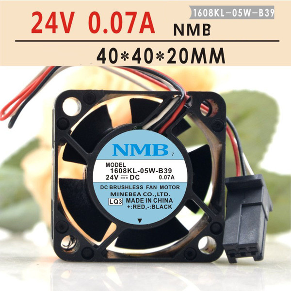 90%NEW 100%TEST 40*40*20mm 4CM 1608KL-05W-B39 4020 24V 0.08A Fanuc Fan Heatsink for nmb