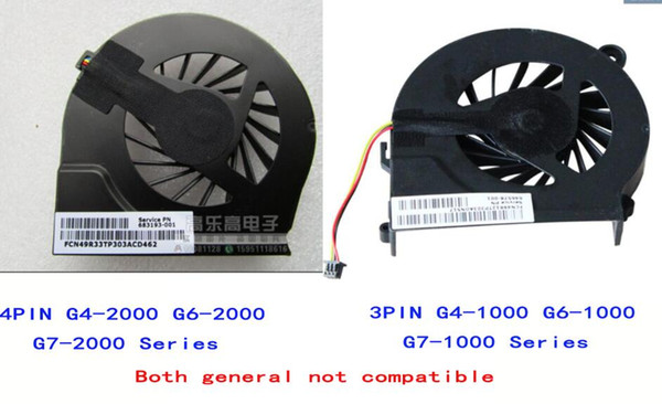 3 pin and 4 pin FAR3300EPA Cool fan for HP pavilion G6-2000 G4T G7-2000 G6 G56 G7 CQ56 G42 CQ62 G62 G4-1000 FAAX000EPA MF75120V1-C050-S9A