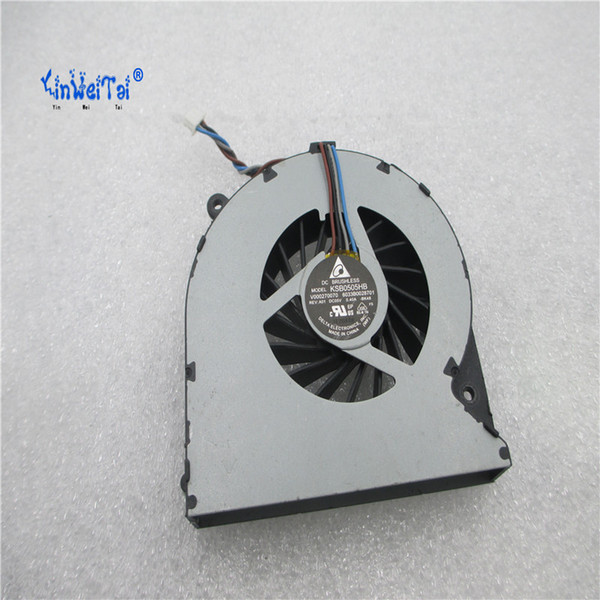 CPU Cooling Fan For Toshiba C850 T03B T05B TOSHIBA L850 L850D C855 C855D laptop KSB0505HB-BK48 4pin V000270070 6033B0028701