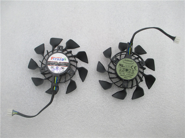 New FitstD FD9015U12S DC 12V 0.55A PWM 4Pin Cooler Fan For ASUS GeForce GTX 670 760 970 R9 290 Graphics Video Card Cooling Fan