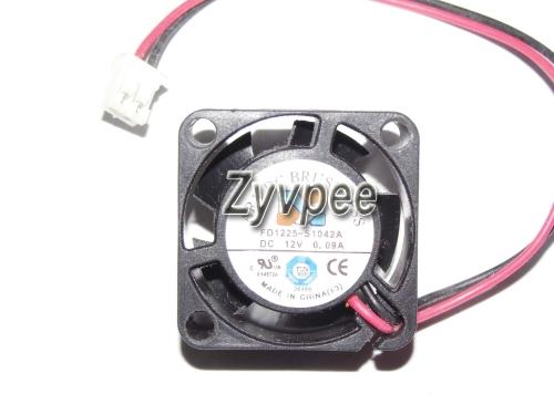 25x25x10mm FD1225-S1042A 25mm 12V 0.09A 2Wire Cooling Fan