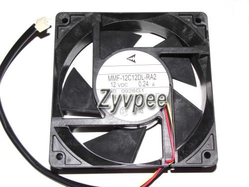 120x120x38mm MMF-12C12DL-RA2 12cm 12V 0.24A 3Wire Cooler Fan