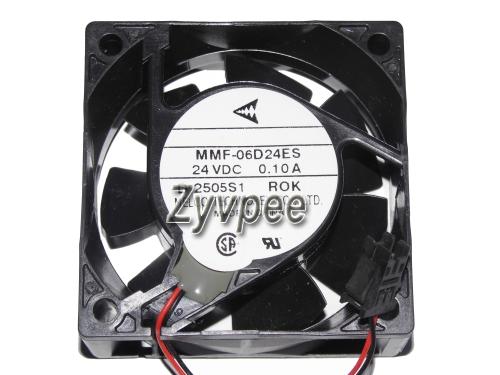 60x60x25mm 6cm MMF-06D24ES ROK 24V 0.1A 2Wire MMF-06D24ES-ROK Inverter Fan