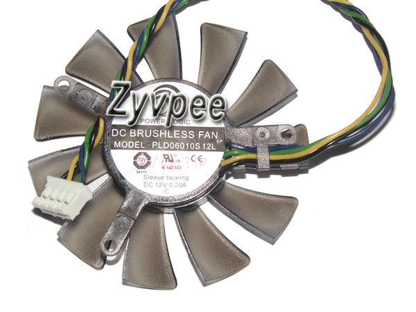 4 wires 4 pins 12v 0.2A power logic pld06010s12l vga fan,video card fan,graphics card cooler