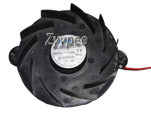 YT9225L 12V 0.3A 2Wire Microwave oven Cooker Fan,car refrigerator Fan