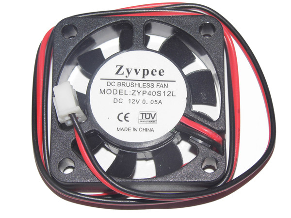 New Original Zyvpee 4010 ZYP40S12L 12V 0.05A 2Wire 4cm Humidifier Fan