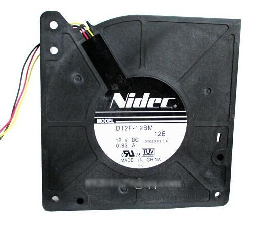 Original Nidec D12F-12BM DC blower with 12V 0.83A 2900rpm 31.8CFM 51dB