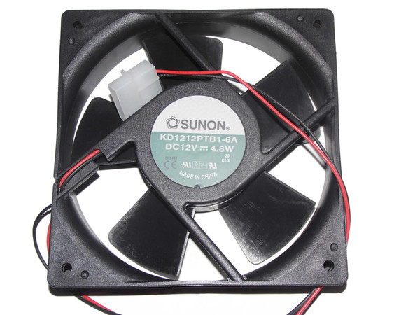 New Original 12cm KD1212PTB1-6A 12V 4.8W 2Wire SUNON power Fan 120*120*38mm