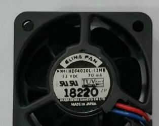 ELINA FAN 4020 12V 0.07A HDF4020L-12MB 2wire cooling fan