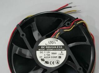 ADDA 9225 12V 0.13A AR09812LB287200 3wire cooling fan