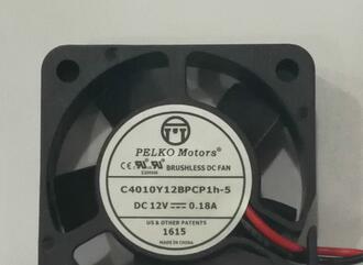 PELKO4010 12V 0.18A C4010Y12BPCP1h-5 2wire cooling fan