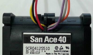 4056 12V 1.1A 9CR0412S510 6wire cooling fan