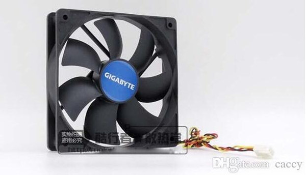 GIGABYTE 12025 12CM F121225SL Silence Sleeve Bearing Cooler with 12V 0.20A 3Wires 3 Pins For Case