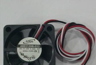 ADDA 3010 12V 0.08A AD0312HB-G53 3wire cooling fan