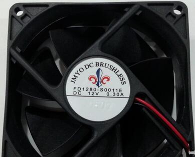 JMYO 8025 12V 0.3A FD1280-S0011E 2wire cooling fan