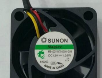 SUNON 4020 12V 1.38W MB40201VX-0000-G99 3wire cooling fan