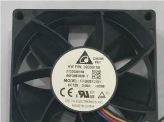 DELTA 8025 12V 2.0A FFB0812XH 4wire cooling fan