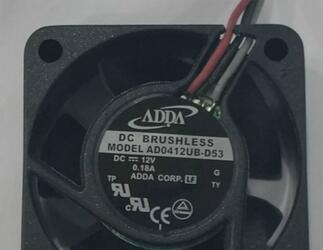 ADDA 4015 12V 0.18A AD0412UB-D53 3wire cooling fan