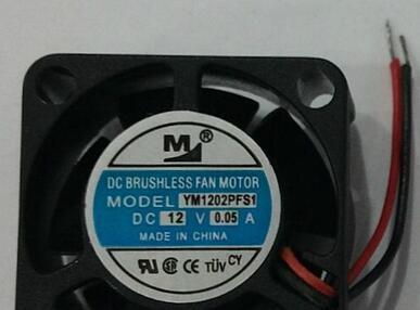 2510 12V 0.05A YM1202PFS1 2wire cooling fan
