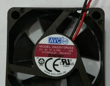 AVC 3510 5V 0.18A DA03510R05S 2wire cooling fan