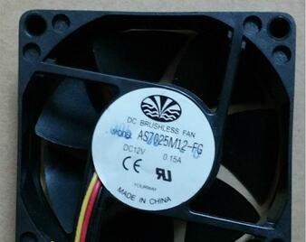 7025 12V 0.15A AS7025M12-FG CPU 3wire cooling fan