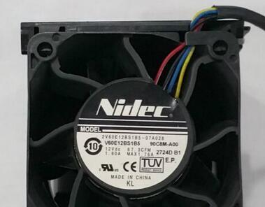 NIDEC 12V 1.6A V60E12BS1B5-07A028 4wire cooling fan