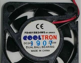 COOL TRON 4015 24V 2.4W FD4015B24W5 2wire cooling fan