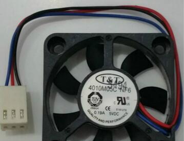 T&T 4010 5V 0.19A 410M05C 3wire cooling fan