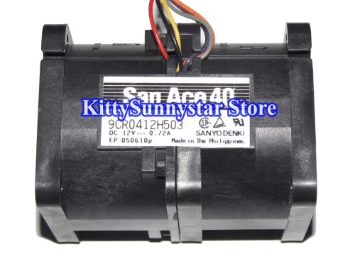 Sanyo SAN Ace 40 9CR0412H503 Server Cooler with 12V 0.72A 6Wires
